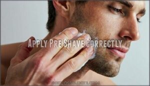 apply pre shave correctly