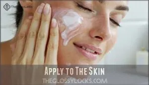 apply to the skin