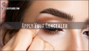 apply your concealer