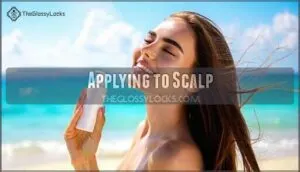 applying to scalp