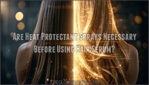 are heat protectant sprays necessary before using hair serum