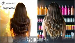 avoid sun-in