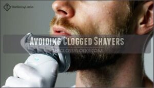 avoiding clogged shavers