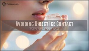 avoiding direct ice contact
