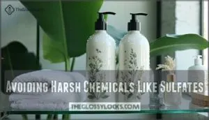 avoiding harsh chemicals like sulfates