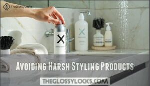 avoiding harsh styling products