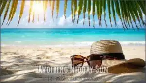 avoiding midday sun