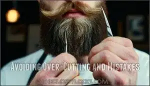 avoiding over-cutting and mistakes