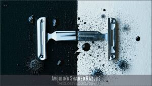 avoiding shared razors