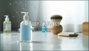 baby oil usage
