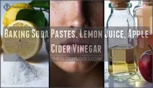 baking soda pastes, lemon juice, apple cider vinegar baking soda pastes, lemon juice, apple cider vinegar