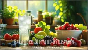 balanced diet and hydration