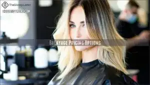 balayage pricing options
