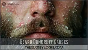 beard dandruff causes