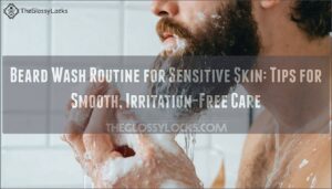 beard wash routine for sensitive skin