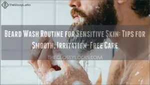 beard wash routine for sensitive skin