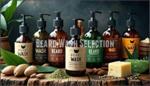 beard wash selection