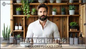 beard wash usage tips