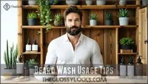 beard wash usage tips