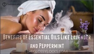 benefits of essential oils like lavender and peppermint