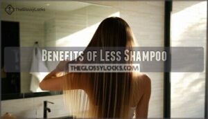 benefits of less shampoo