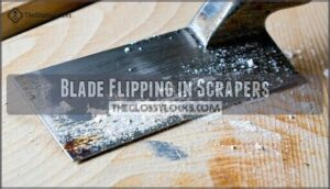 blade flipping in scrapers