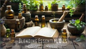 blending essential oils