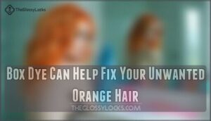 box dye can help fix your unwanted orange hair