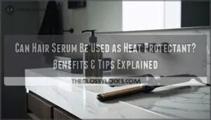 can hair serum be used as heat protectant