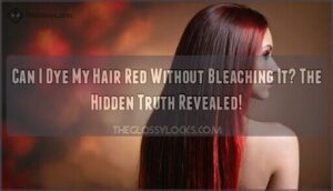 can i dye my hair red without bleaching it