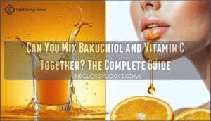 can you mix bakuchiol and vitamin c together