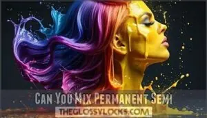 can you mix permanent semi can you mix permanent semi