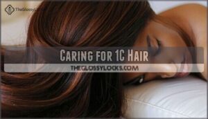 caring for 1c hair