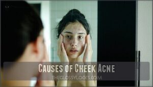 causes of cheek acne