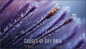 causes of dry hair
