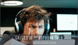 causes of headphone hair