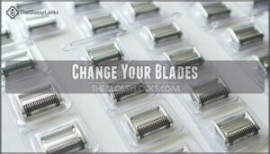 change your blades
