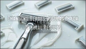 changing blades regularly for optimal results