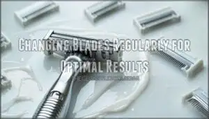 changing blades regularly for optimal results