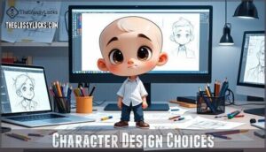 character design choices