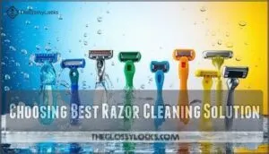 choosing best razor cleaning solution