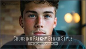 choosing patchy beard style