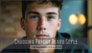 choosing patchy beard style