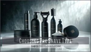 choosing pre shave type