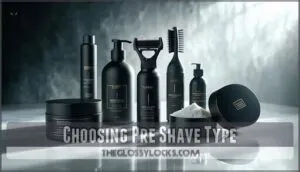 choosing pre shave type