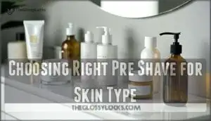 choosing right pre shave for skin type
