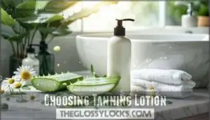choosing tanning lotion