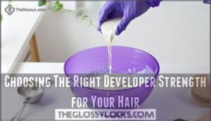 choosing the right developer strength for your hair