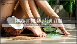 coconut oil and aloe vera