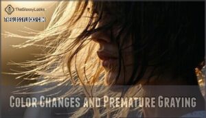 color changes and premature graying